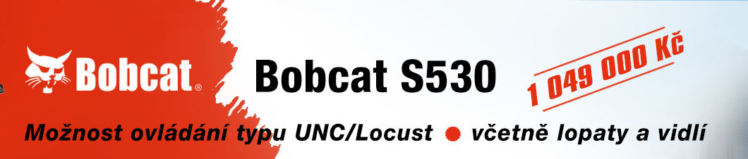 Bobcat® S530 - nejmenší nakladač s vertikálním zdvihem. Nyní v akci