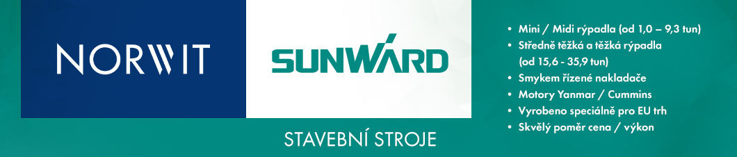 NorWit: Oficiální zastoupení pro stavební stroje Sunward