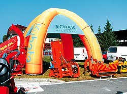Komunální technika společnosti Bonas s.r.o. Milevsko