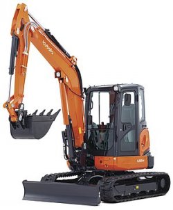 Minirypadlo Kubota U55-4