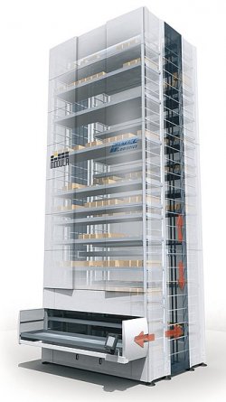 Regály MODULA mohou dosahovat výšky až 14 m