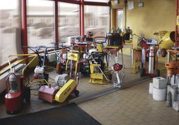 Ukázka sortimentu stavební mechanizace