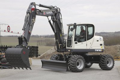 Kompaktní kolové rypadlo TW110 v novém designu nabízí zajímavý poměr mezi náklady a produktivitou