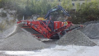 Čelisťový drtič s vratkou FINLAY J-1170AS