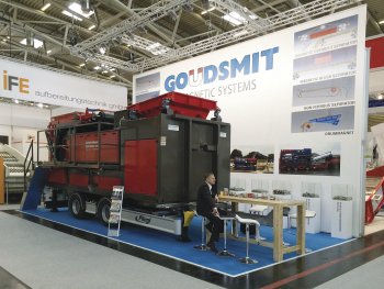 Stánek firmy Goudsmit na výstavě IFAT 2014