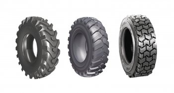 Industriální pneumatiky – zleva dezény IND80, KNK44 a KNK65