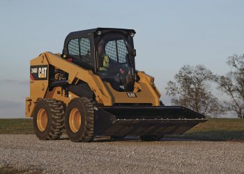 Smykem řízený nakladač Cat 246D mohou zájemci zhlédnout při návštěvě expozice společnosti Phoenix-Zeppelin na veletrhu Techagro na volné ploše A