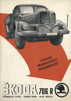 Škoda 706 R (1945–1958), 135/99 (k/kW), řadový šestiválec 11,8 l