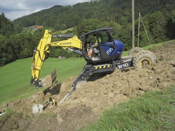 Kráčivý bagr KAISER S10