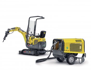 Mini excavator WACKER 803 dual power