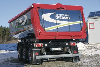 K novým produktům patří tepelně izolované přepravníku asfaltu
