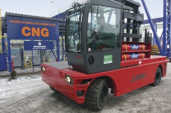 Kromě veřejných CNG stanic má společnost VÍTKOVICE MACHINERY GROUP k dispozici plnicí stanice pro vlastní potřebu