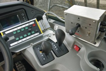 Detail – pult pro ovládání skrápěcích režimů