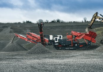 Mobilní kuželový drtič SANDVIK QH331
