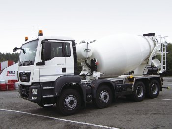 MAN TGS 35.420 8&times;4 BB s beton mixem Stetter 9 m<sup>3</sup>