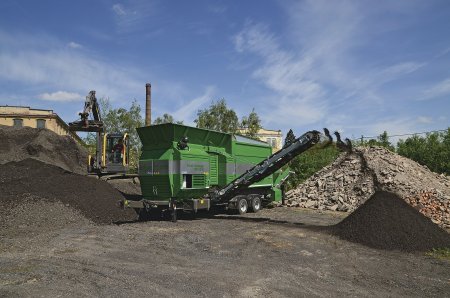 Třídička byla zapůjčena firmou EUROGREEN CZ.