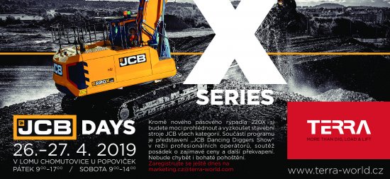 Pozvánka na JCB X-DAYS