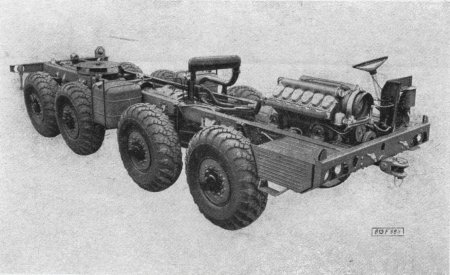 Podvozek armádní T813 vyobrazený v předpisu ČSLA „Těžký terénní tahač TATRA 813. Popis a provoz" (zdroj předpis ČSLA Aut-24-6 z roku 1969)