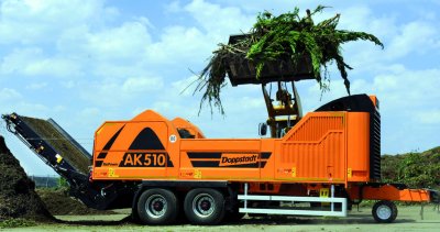 Jeden z drtičů, Doppstadt AK 510 BioPower. (foto Doppstadt)