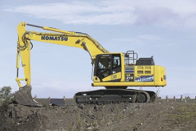 Hybridní rýpadlo Komatsu HB215LC-3 s telematickým sytémem KOMTRAX je v tuzemsku již dobře známé.