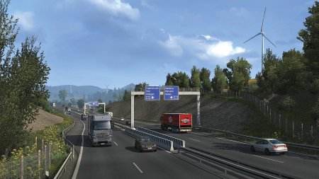 EURO Truck Simulator 2 těží z autentických map.