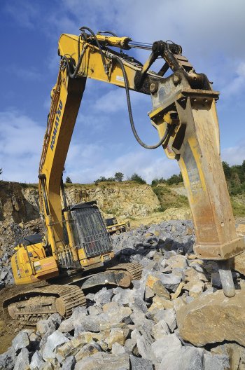 Epiroc je mezi hydraulickými kladivy prémiovou značkou. Mají řadu patentovaných konstrukčních prvků pro delší životnost.