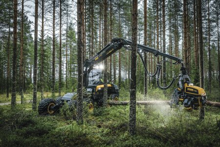 Firma Ponsse nabízí díky IoT od společností Bosch Rexroth a Bosch.IO svým zákazníkům zcela novou úroveň podpory. (fotografie: Ponsse)