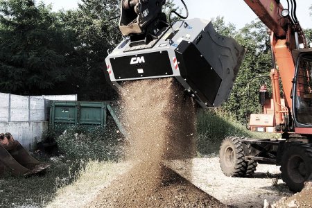 Rotorové prosévací lopaty řady CDS se vyznačují snadným používáním a vysokou produktivitou i při práci s mokrým materiálem.