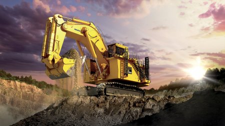 Elektricky poháněné hydraulické těžební rypadlo PC7000-11E představí Komatsu Germany GmbH – Mining Division (Düsseldorf).
