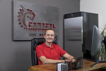 Jan Slabý, produktový manažer CARACAL MACHINES.