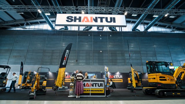 GORILA MACHINERY představila SHANTUI na brněnském veletrhu MINE &BUILD.