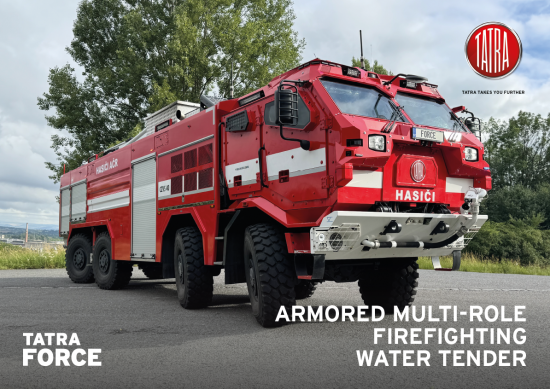 K vidění bude například stříkačka Tatra Force CZVS 40 8x8.