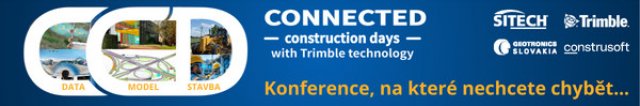 Více informací včetně podrobného programu a doprovodných aktivit najdete na webových stránkách www.connectedconstructiondays.cz, které se otevřou po kliknutí na tento banner. Vstupenky je aktuálně možné zakoupit ve dvou výhodných balíčcích.