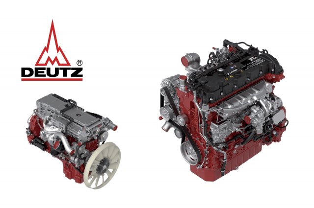 Motory DEUTZ pokrývají široké spektrum nasazení. Od kompaktního TCD 3.9 (vlevo) až po výkonný TCD 12.8 (vpravo).