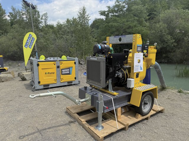 WEL ECO 6-250 TRAILER má maximální výkon 6500 l/min, dopravní výšku až 23 m
a průchodnost pevných částic 76 mm.